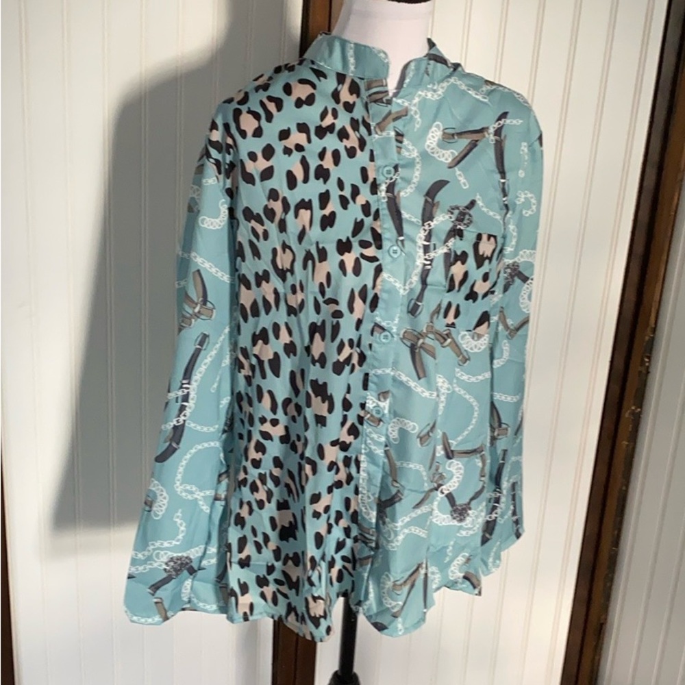Nwt Assorted Colors And Patterns Button Down Shor… - image 7